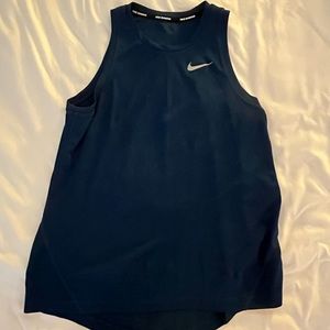 Navy blue Nike muscle tank size small